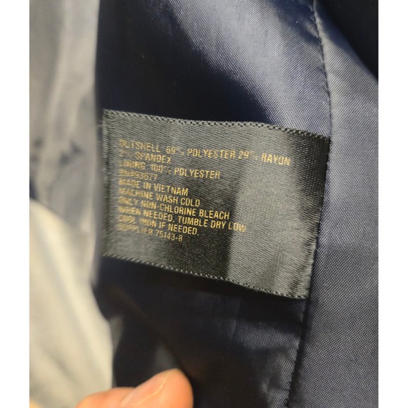 Worthington‎ Pinstripe Blazer Business Career Jacket One Button Size L - Picture 5 of 5